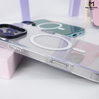 Molan Cano Tranparent Crystal Color Magsafe กันรอยขีดข่วน กันกระแทก เคสชาร์จได้ for iPhone 16/16+/16pro/16Pro max