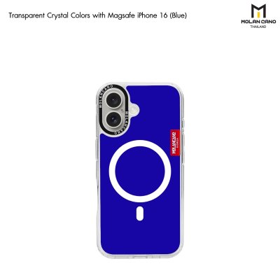 Molan Cano Tranparent Crystal Color Magsafe กันรอยขีดข่วน กันกระแทก เคสชาร์จได้ for iPhone 16/16+/16pro/16Pro max