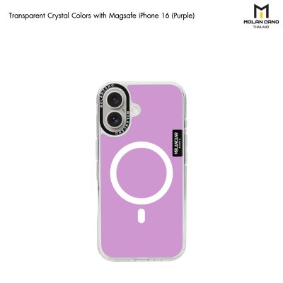 Molan Cano Tranparent Crystal Color Magsafe กันรอยขีดข่วน กันกระแทก เคสชาร์จได้ for iPhone 16/16+/16pro/16Pro max