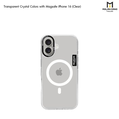 Molan Cano Tranparent Crystal Color Magsafe กันรอยขีดข่วน กันกระแทก เคสชาร์จได้ for iPhone 16/16+/16pro/16Pro max