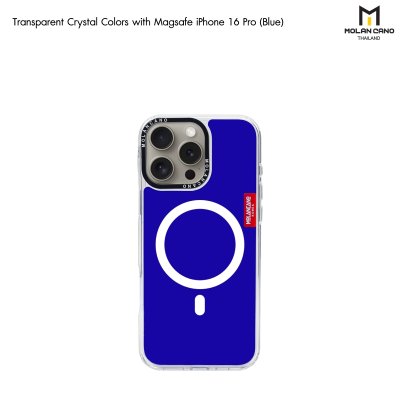 Molan Cano Tranparent Crystal Color Magsafe กันรอยขีดข่วน กันกระแทก เคสชาร์จได้ for iPhone 16/16+/16pro/16Pro max