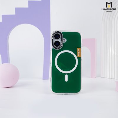 Molan Cano Tranparent Crystal Color Magsafe กันรอยขีดข่วน กันกระแทก เคสชาร์จได้ for iPhone 16/16+/16pro/16Pro max