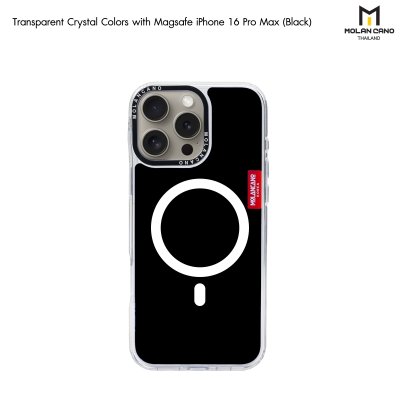Molan Cano Tranparent Crystal Color Magsafe กันรอยขีดข่วน กันกระแทก เคสชาร์จได้ for iPhone 16/16+/16pro/16Pro max