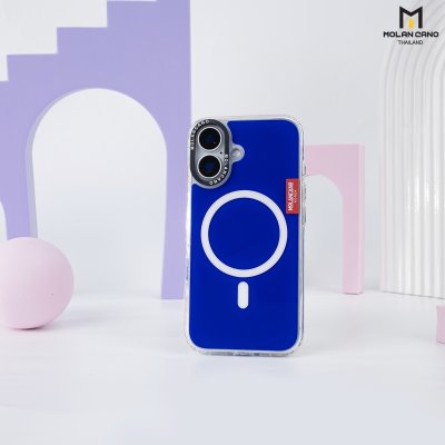 Molan Cano Tranparent Crystal Color Magsafe กันรอยขีดข่วน กันกระแทก เคสชาร์จได้ for iPhone 16/16+/16pro/16Pro max