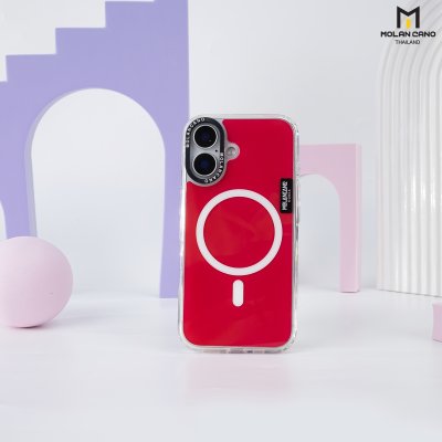 Molan Cano Tranparent Crystal Color Magsafe กันรอยขีดข่วน กันกระแทก เคสชาร์จได้ for iPhone 16/16+/16pro/16Pro max