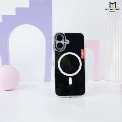Molan Cano Tranparent Crystal Color Magsafe กันรอยขีดข่วน กันกระแทก เคสชาร์จได้ for iPhone 16/16+/16pro/16Pro max