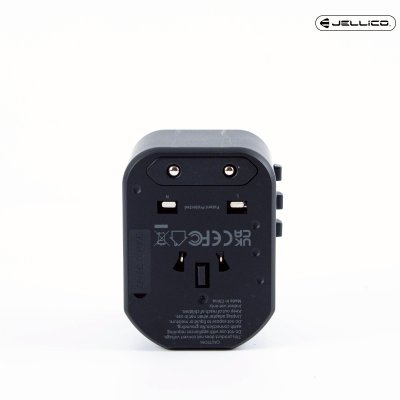 JELLICO หัวแปลงปลั๊กไฟ 100V-240V travel charger PD+QC 20W รุ่น S2