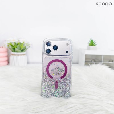 KAONO Twinkle Series Case with MagSafe iPhone 17/18 Series เคสใสกลิตเตอร์กากเพชร รองรับ MagSafe
