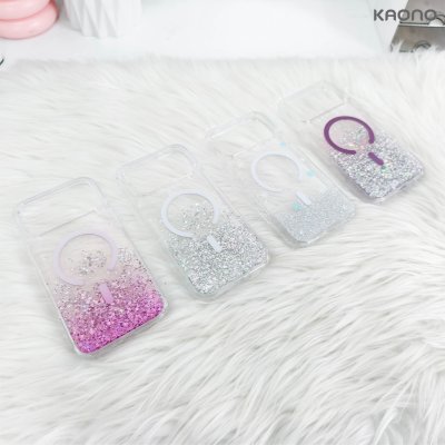 KAONO Twinkle Series Case with MagSafe iPhone 17/18 Series เคสใสกลิตเตอร์กากเพชร รองรับ MagSafe