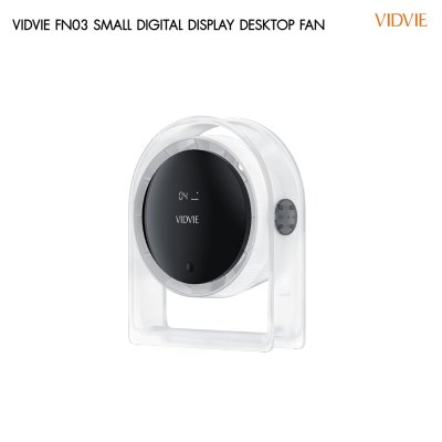 VIDVIE Small Digital Display Desktop Fan พัดลมตั้งโต๊ะดิจิทัล รุ่น FN03