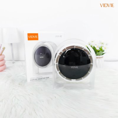 VIDVIE Small Digital Display Desktop Fan พัดลมตั้งโต๊ะดิจิทัล รุ่น FN03