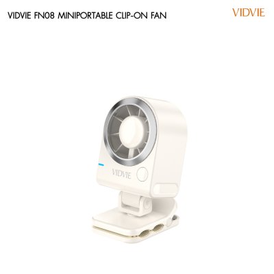 VIDVIE Mini Portable Clip-on Fan พัดลมคลิปหนีบอเนกประสงค์ รุ่น FN08