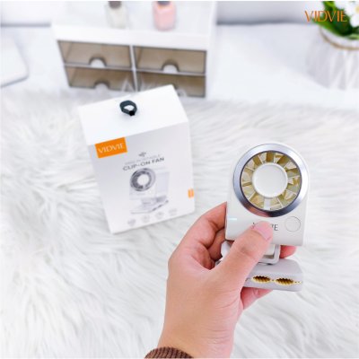 VIDVIE Mini Portable Clip-on Fan พัดลมคลิปหนีบอเนกประสงค์ รุ่น FN08