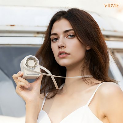 VIDVIE Mini Portable Neck Lanyard Fan พัดลมพกพาคล้องคอ รุ่น FN09