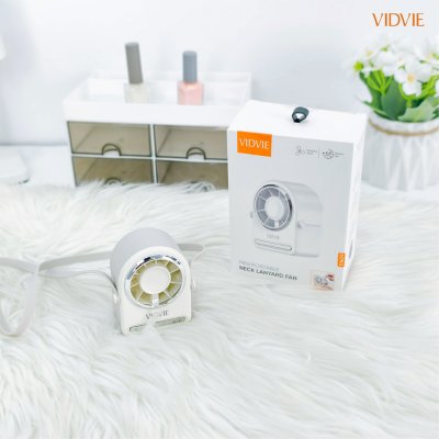 VIDVIE Mini Portable Neck Lanyard Fan พัดลมพกพาคล้องคอ รุ่น FN09