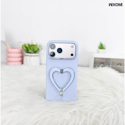 Wekome (WPC-058) iPhone 17/18 Series Heart Wing Foldable Stand Case เคสพร้อมขาตั้งหัวใจปีกขยาย รองรับ Magsafe