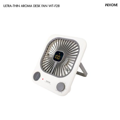 WEKOME Ultra-thin Aroma Desk Fan พัดลมตั้งโต๊ะอโรมาบางเบา รุ่น WT-F28