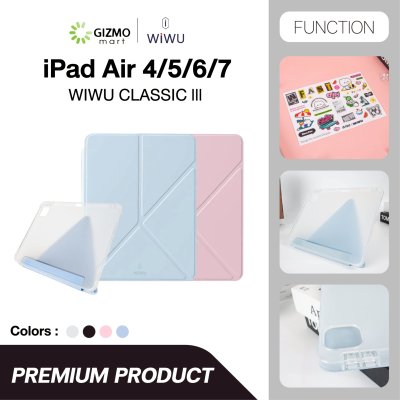 เคส iPad Case Wiwu Classic III หลังใส ปกป้องครบ ฟังก์ชันจัดเต็ม Air4/5/6/7