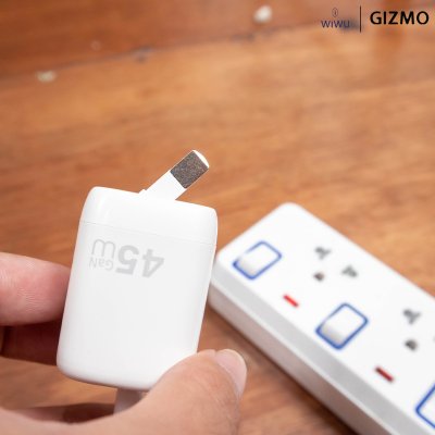 WiWU Cube 45W 2C PD Fast Charge อะแดปเตอร์ชาร์จพร้อมสาย Travel Adapter Combo