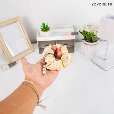 YOYOISLES Cloud Series Wrist Strap สายคล้องข้อมือโทรศัพท์ ผ้าซาตินสไตล์โดนัทมัดผมสุดหรู