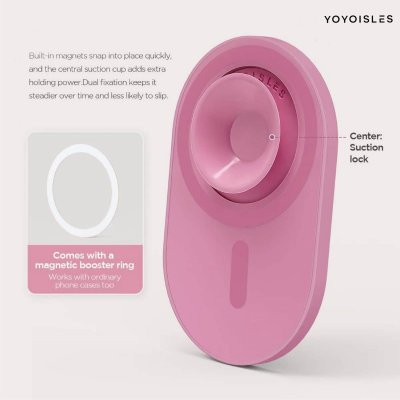 YOYOISLES Silicone Series Suction Mirror กระจกติดหลังโทรศัพท์พร้อมจุกดูดสุญญากาศ