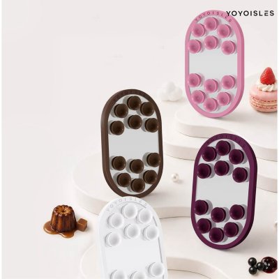 YOYOISLES Silicone Series Suction Mirror กระจกติดหลังโทรศัพท์พร้อมจุกดูดสุญญากาศ