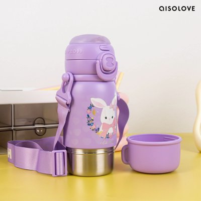 AISOLOVE ZOYZOII Children Thermos กระติกน้ำเก็บอุณหภูมิเด็ก รุ่น E9 ขนาด 450 Ml.