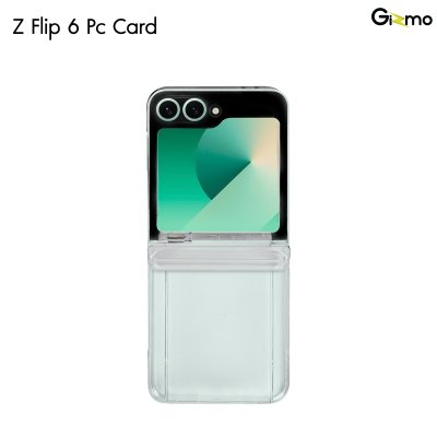 Gizmo PC Card Case รุ่น Samsung Z Flip 6 เคสใสใส่บัตร เคสใสกันกระแทก เคสซัมซุง