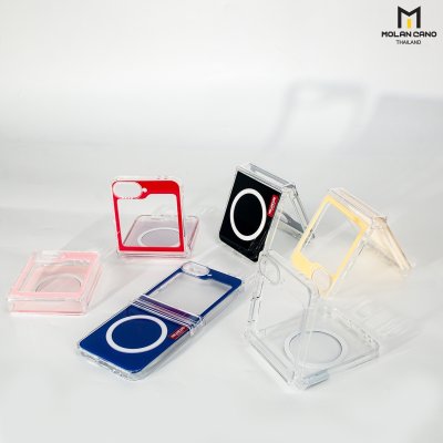 Molan Cano Rainbow เคส Flip 6 สีสวยสไตล์เกาหลี