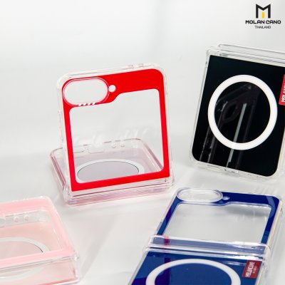 Molan Cano Rainbow เคส Flip 6 สีสวยสไตล์เกาหลี