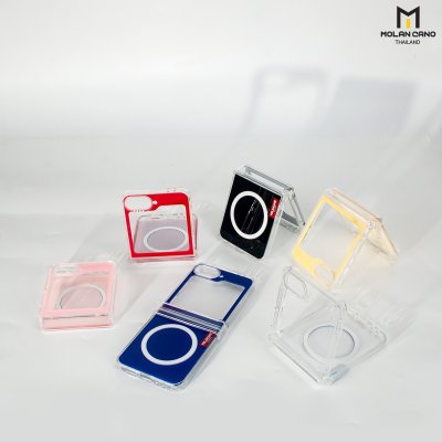 Molan Cano Rainbow เคส Flip 6 สีสวยสไตล์เกาหลี