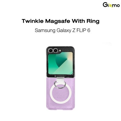 เคส Gizmo Twinkle Z Flip 6 กลิตเตอร์ ห่วง MagSafe