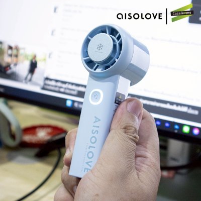 Aisolove handheld fan พัดลมพกพาพร้อมแผ่นทำความเย็น รุ่น F03