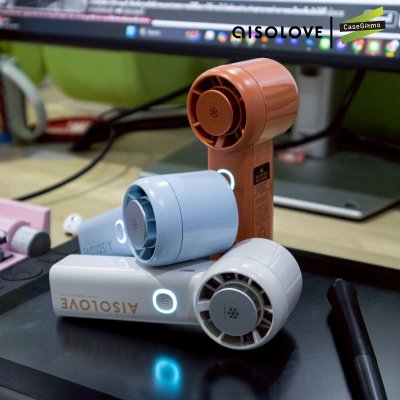 Aisolove handheld fan พัดลมพกพาพร้อมแผ่นทำความเย็น รุ่น F03