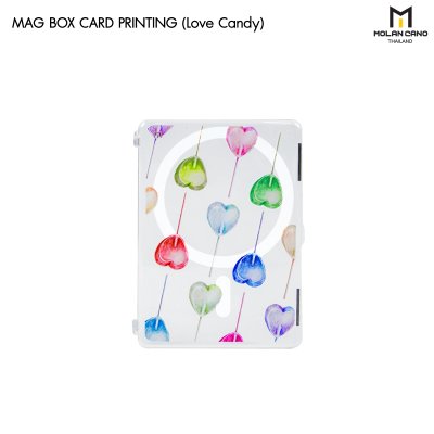 Molan Cano Magbox Card Printing กล่องใสสกีนลายสำหรับใส่บัตรแบบแม่เหล็ก