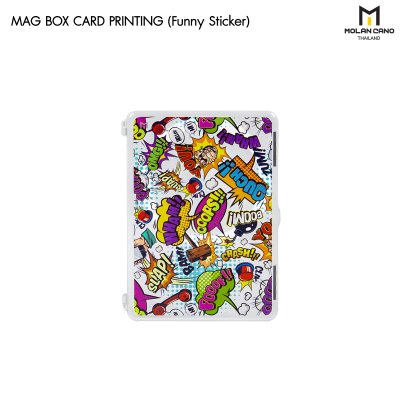 Molan Cano Magbox Card Printing กล่องใสสกีนลายสำหรับใส่บัตรแบบแม่เหล็ก