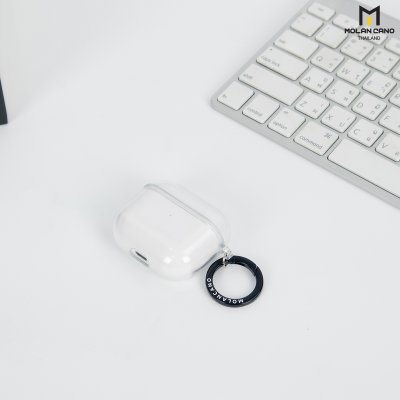 Separate Molan Cano Bumper Case เคส Airpod 2 / Airpod Pro2 / Pro 3สีใส แบบแยกสองชิ้น (แถม Ring ห้อย)