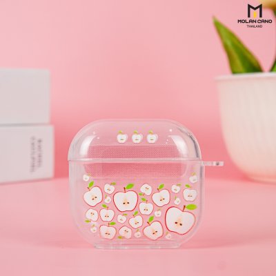 Molan cano Printing เคส AirPods 4 Bumper Case พร้อม Point Ring