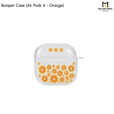 Molan cano Printing เคส AirPods 4 Bumper Case พร้อม Point Ring