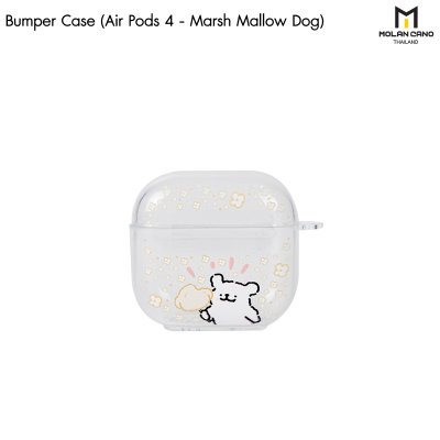 Molan cano Printing เคส AirPods 4 Bumper Case พร้อม Point Ring