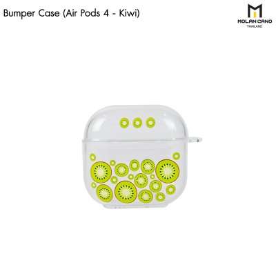 Molan cano Printing เคส AirPods 4 Bumper Case พร้อม Point Ring