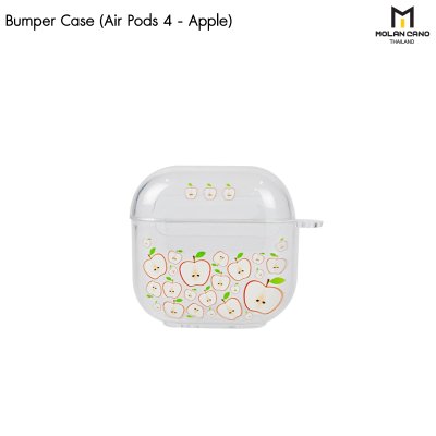 Molan cano Printing เคส AirPods 4 Bumper Case พร้อม Point Ring