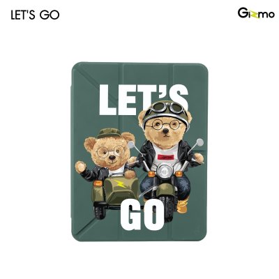 Gizmo case รุ่น Multi stand เคสไอแพคพับได้ 5 แบบมีที่ใส่ปากกา collection Teddy รองรับ 10.2/10.5/10.9(หมายเหตุบอกรุ่น-สี)
