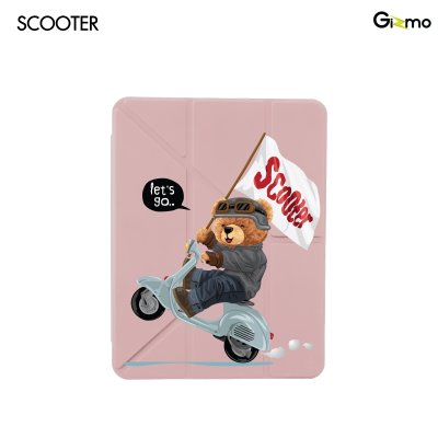 Gizmo case รุ่น Multi stand เคสไอแพคพับได้ 5 แบบมีที่ใส่ปากกา collection Teddy รองรับ 10.2/10.5/10.9(หมายเหตุบอกรุ่น-สี)