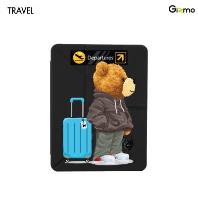 Gizmo case รุ่น Multi stand เคสไอแพคพับได้ 5 แบบมีที่ใส่ปากกา collection Teddy รองรับ 10.2/10.5/10.9(หมายเหตุบอกรุ่น-สี)