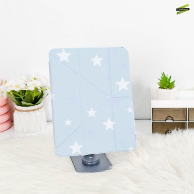 Gizmo เคส iPad Multistand Back Clear Star ฝาพับ Origami หลังใส ลายดวงดาว มีช่องเก็บปากกา iPad Air 4-8/Pro 11(2022)/Gen 10-11
