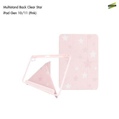 Gizmo เคส iPad Multistand Back Clear Star ฝาพับ Origami หลังใส ลายดวงดาว มีช่องเก็บปากกา iPad Air 4-8/Pro 11(2022)/Gen 10-11