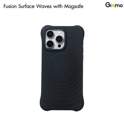 Gizmo Fusion Surface waves with magsafe เคสซิลิโคน เคสชาร์จได้ กันกระแทก สำหรับ iPhone 15,15Pro,15 Pro max