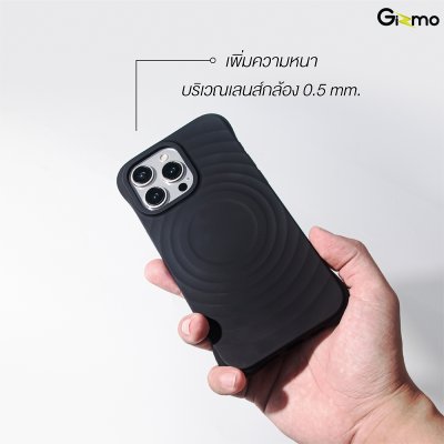 Gizmo Fusion Surface waves with magsafe เคสซิลิโคน เคสชาร์จได้ กันกระแทก สำหรับ iPhone 15,15Pro,15 Pro max