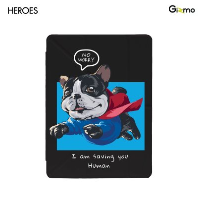 Gizmo case เคสไอแพคซิลิโคน-หลังใส สกรีนลาย รุ่น Multi stand รองรับ 10.2/10.5/10.9 (ทักแชทรุ่นและสี)